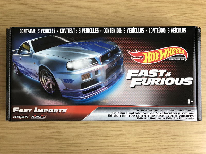 ホットウィール　ワイルドスピード　FAST IMPORTS プレミアムボックス